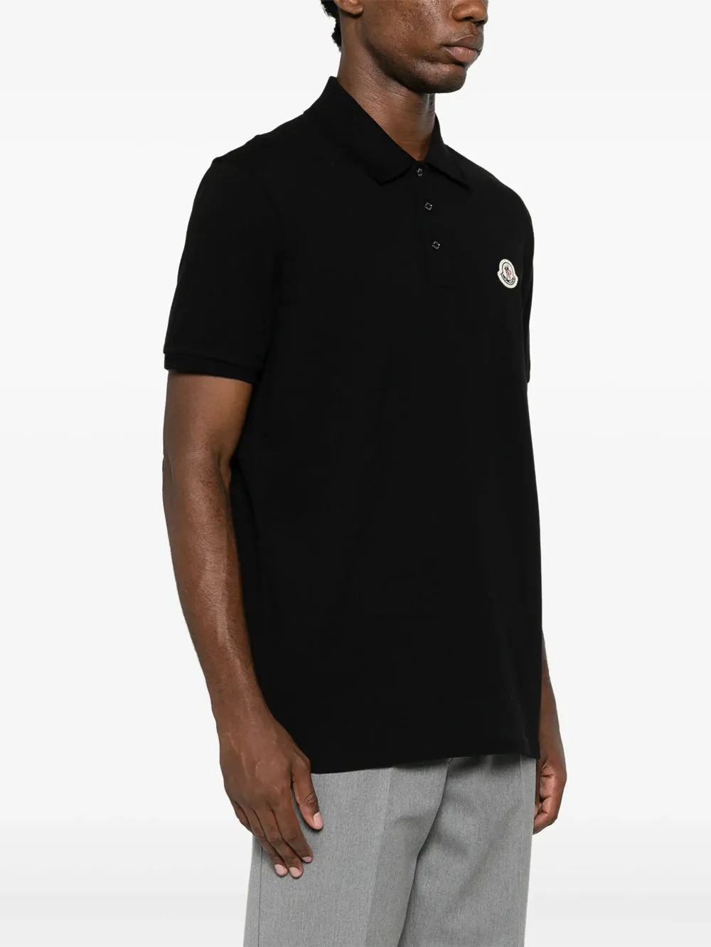 Double Logo Patch Cotton T-Shirt sold by Wanan Luxury product image thumbnail 2