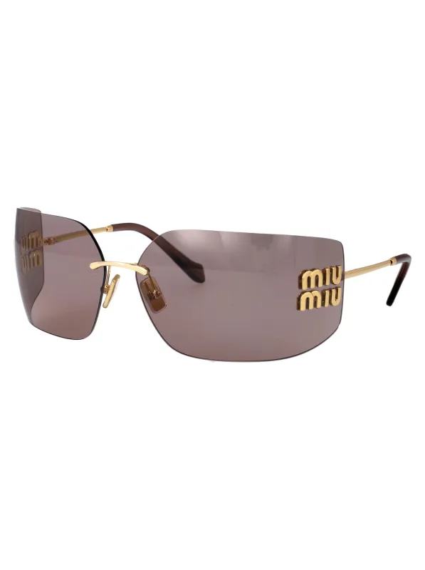 0MU 54YS GEOMETRICAL Sunglasses made by Miu Miu