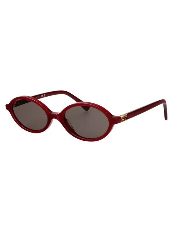 0MU 04ZS OVAL Sunglasses made by Miu Miu