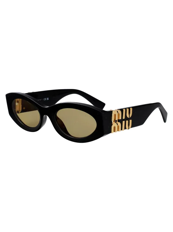 0MU 11WS OVAL Sunglasses made by Miu Miu