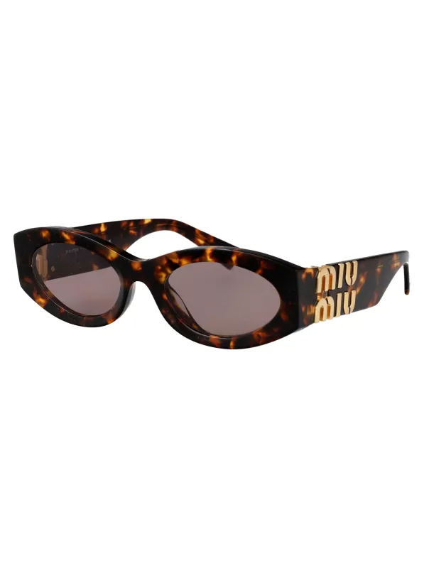 0MU 11WS OVAL Sunglasses made by Miu Miu