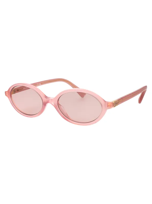 0MU 04ZS OVAL Sunglasses made by Miu Miu