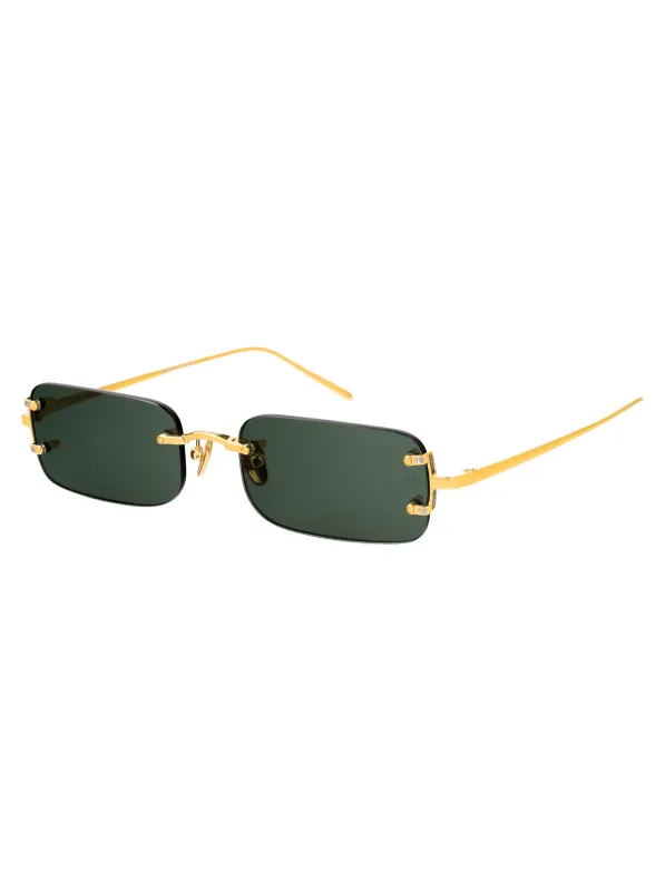 TAYLOR RIMLESS Sunglasses made by Linda Farrow