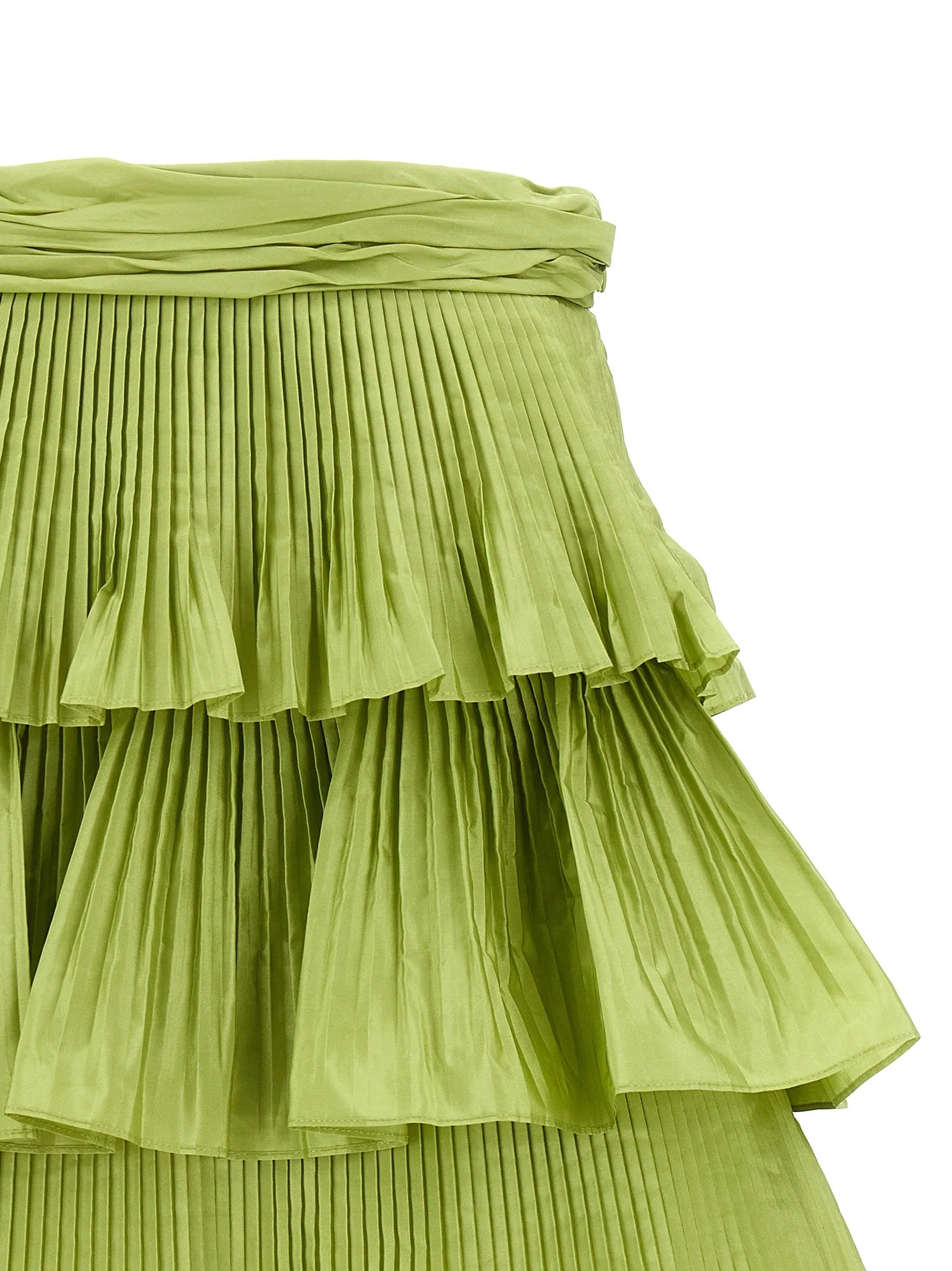 Skirt Velentino Garavani Taffetà Skirts Green sold by Wanan Luxury product image thumbnail 3