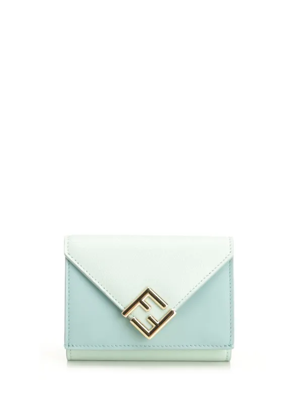 Ff Diamonds Wallets Green made by Fendi