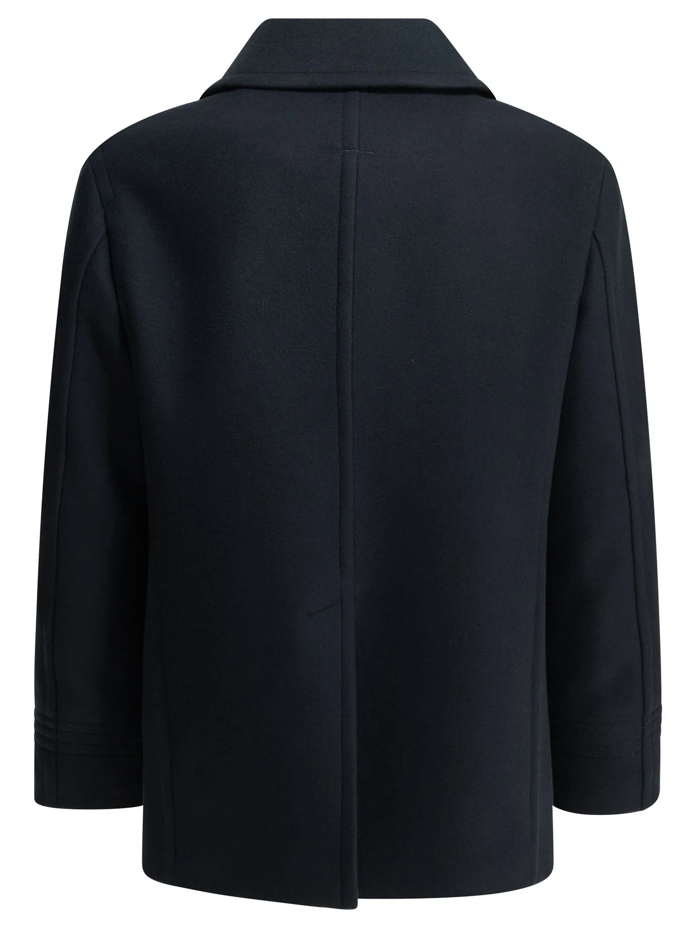 Short Wool Felt Coat Jackets And Coats Blue sold by Wanan Luxury product image thumbnail 2