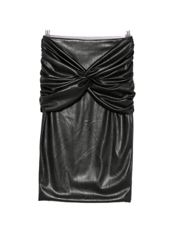 Faux Leather Midi Skirt made by Elisabetta Franchi