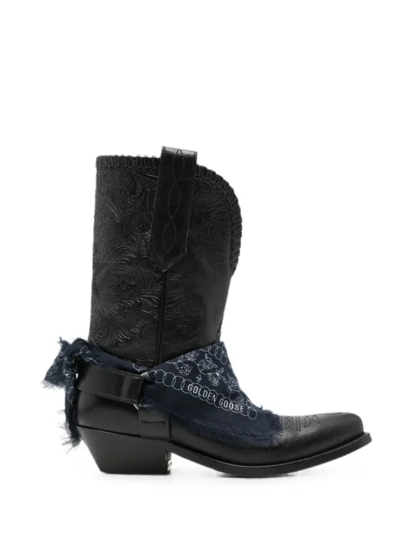 Wish Star Leather Boots made by Golden Goose