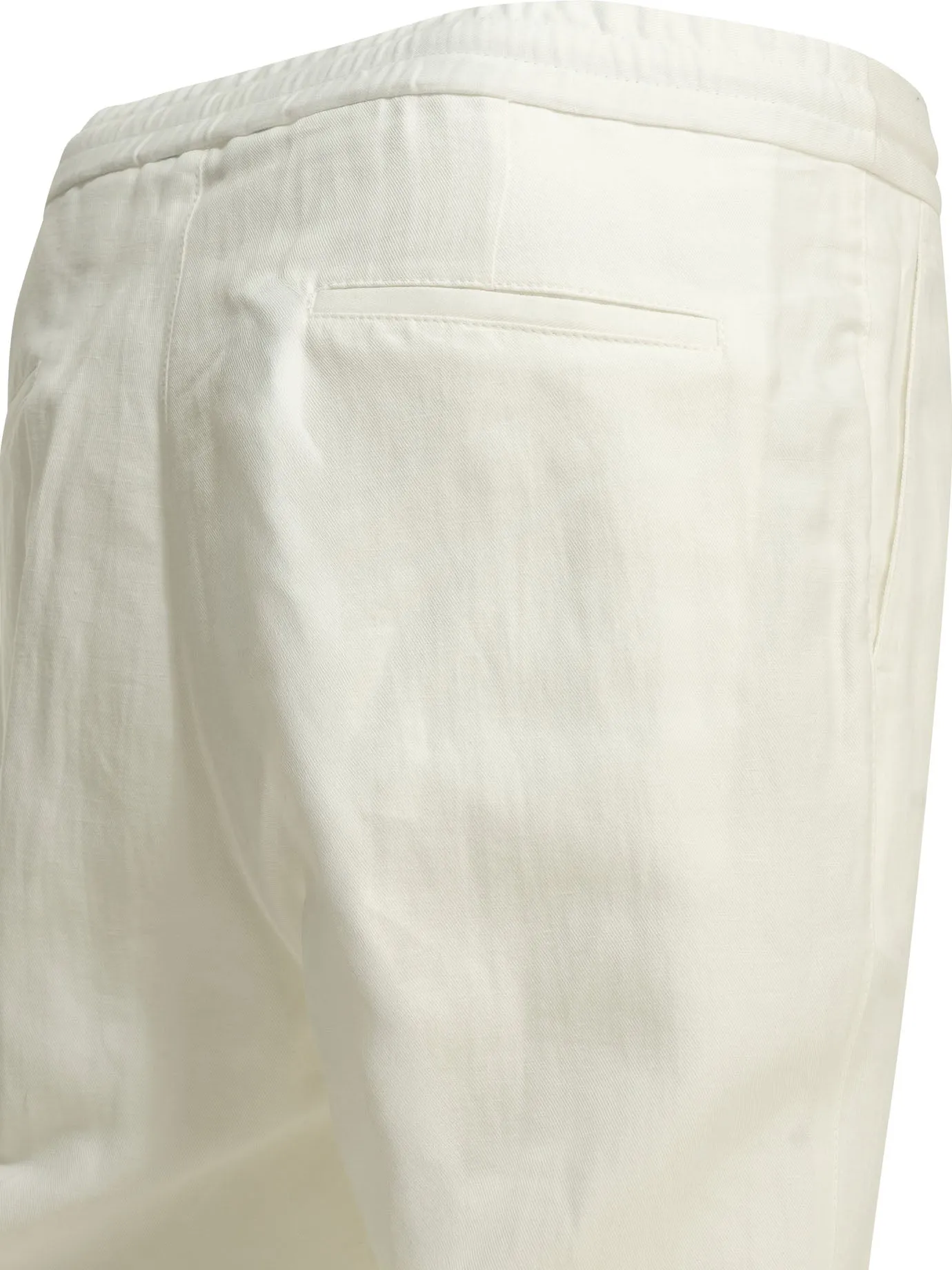 Casual Linen And Cotton Pants Trousers White sold by Wanan Luxury product image thumbnail 4