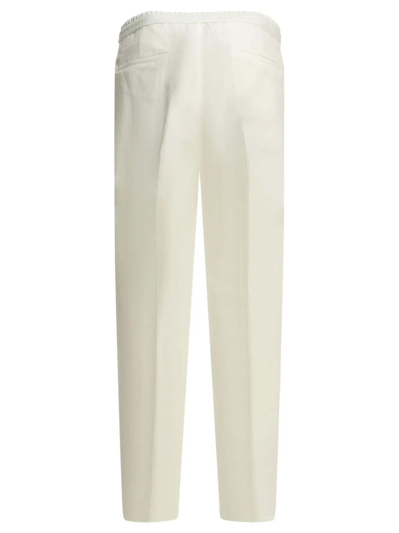 Casual Linen And Cotton Pants Trousers White sold by Wanan Luxury product image thumbnail 2