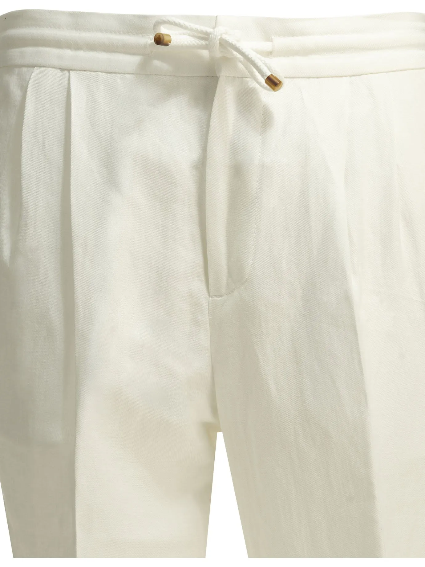 Casual Linen And Cotton Pants Trousers White sold by Wanan Luxury product image thumbnail 3
