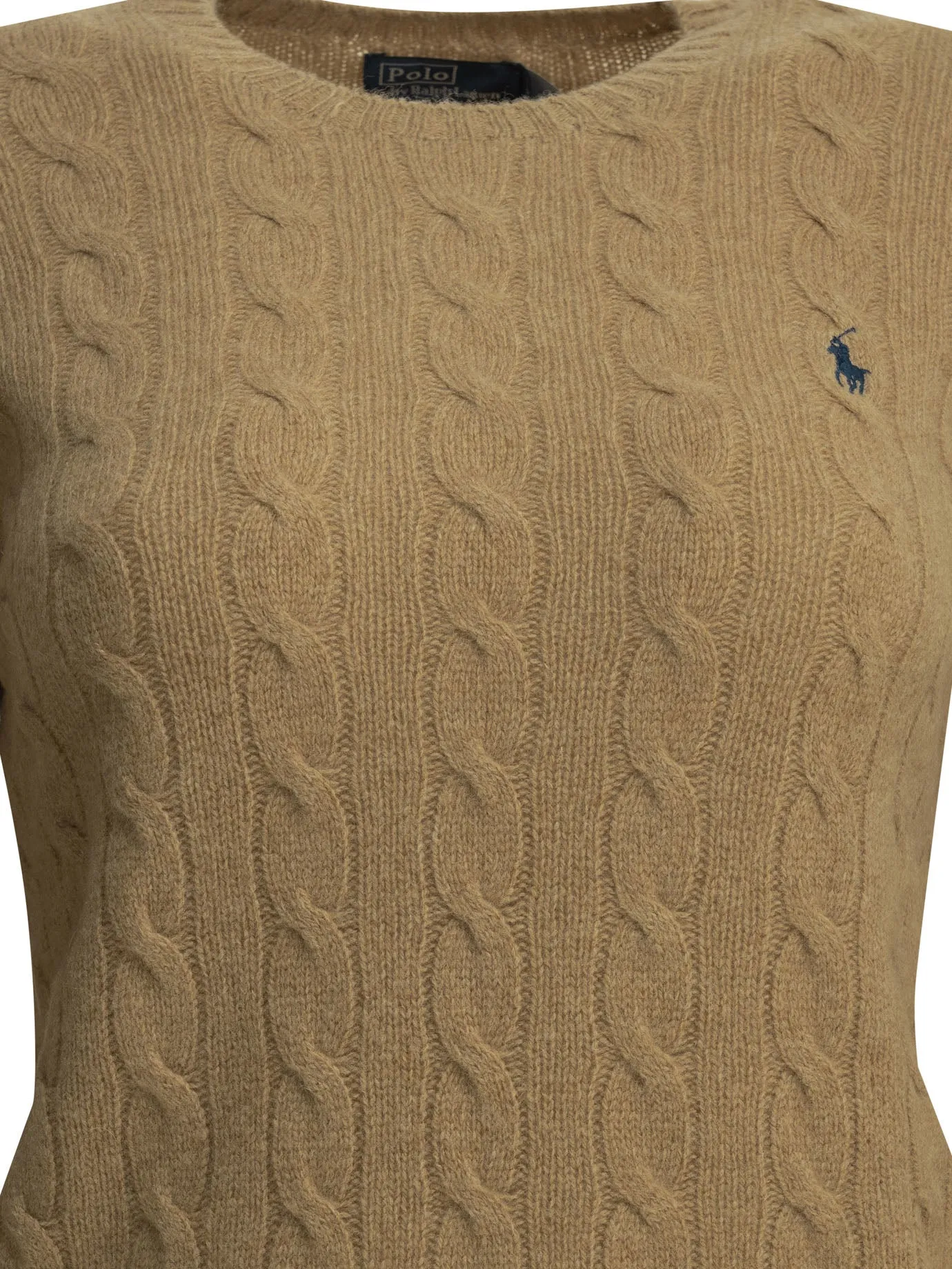 Crew-Neck Sweater With Logo Knitwear Beige sold by Wanan Luxury product image thumbnail 3