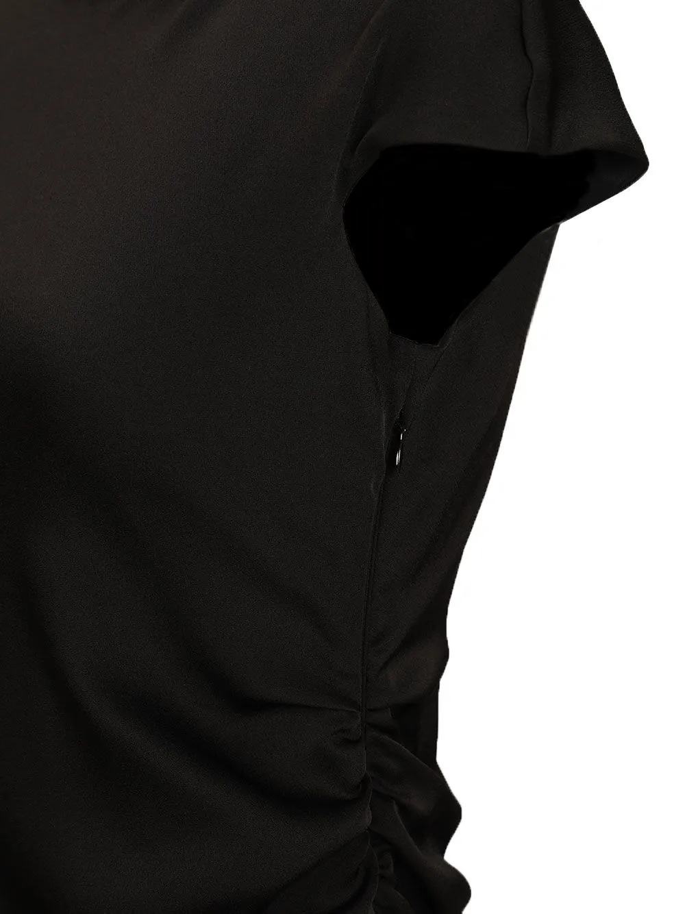 Shiny Cady Dress Dresses Black sold by Wanan Luxury product image thumbnail 5