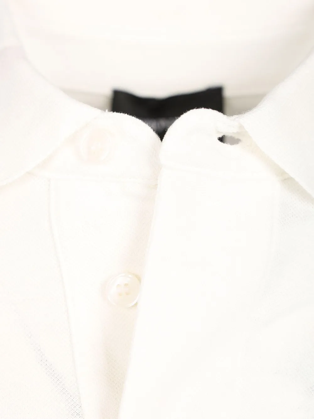 Short-Sleeved Cotton Polo Shirt White sold by Wanan Luxury product image thumbnail 3