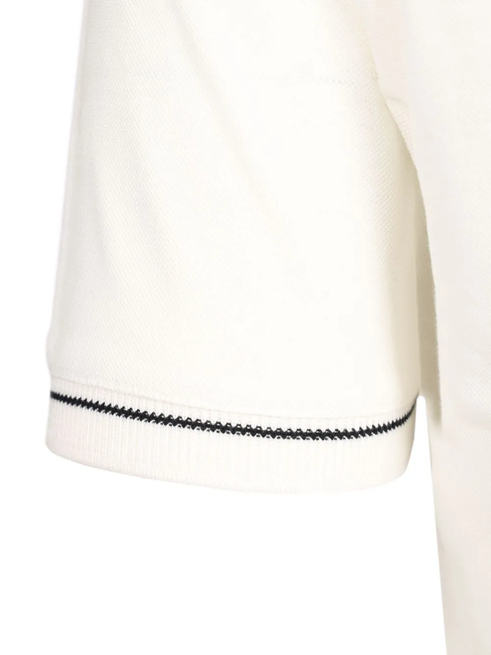 Short-Sleeved Cotton Polo Shirt White sold by Wanan Luxury product image thumbnail 5