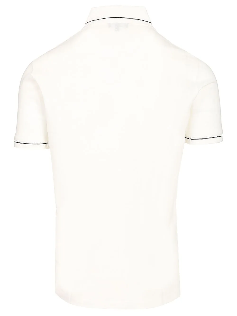 Short-Sleeved Cotton Polo Shirt White sold by Wanan Luxury product image thumbnail 2
