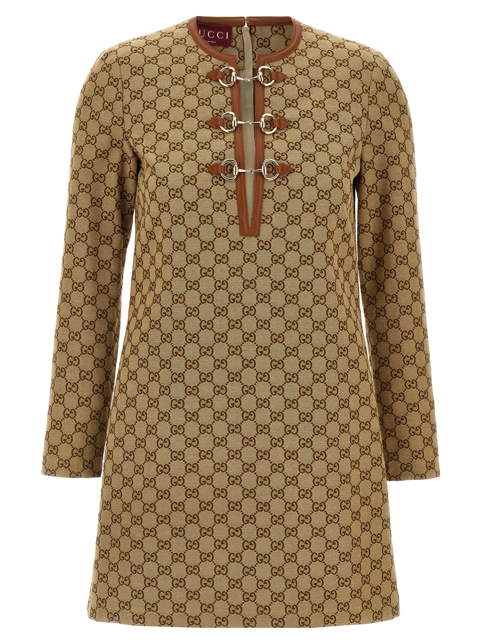 Gg Dresses Beige sold by Wanan Luxury