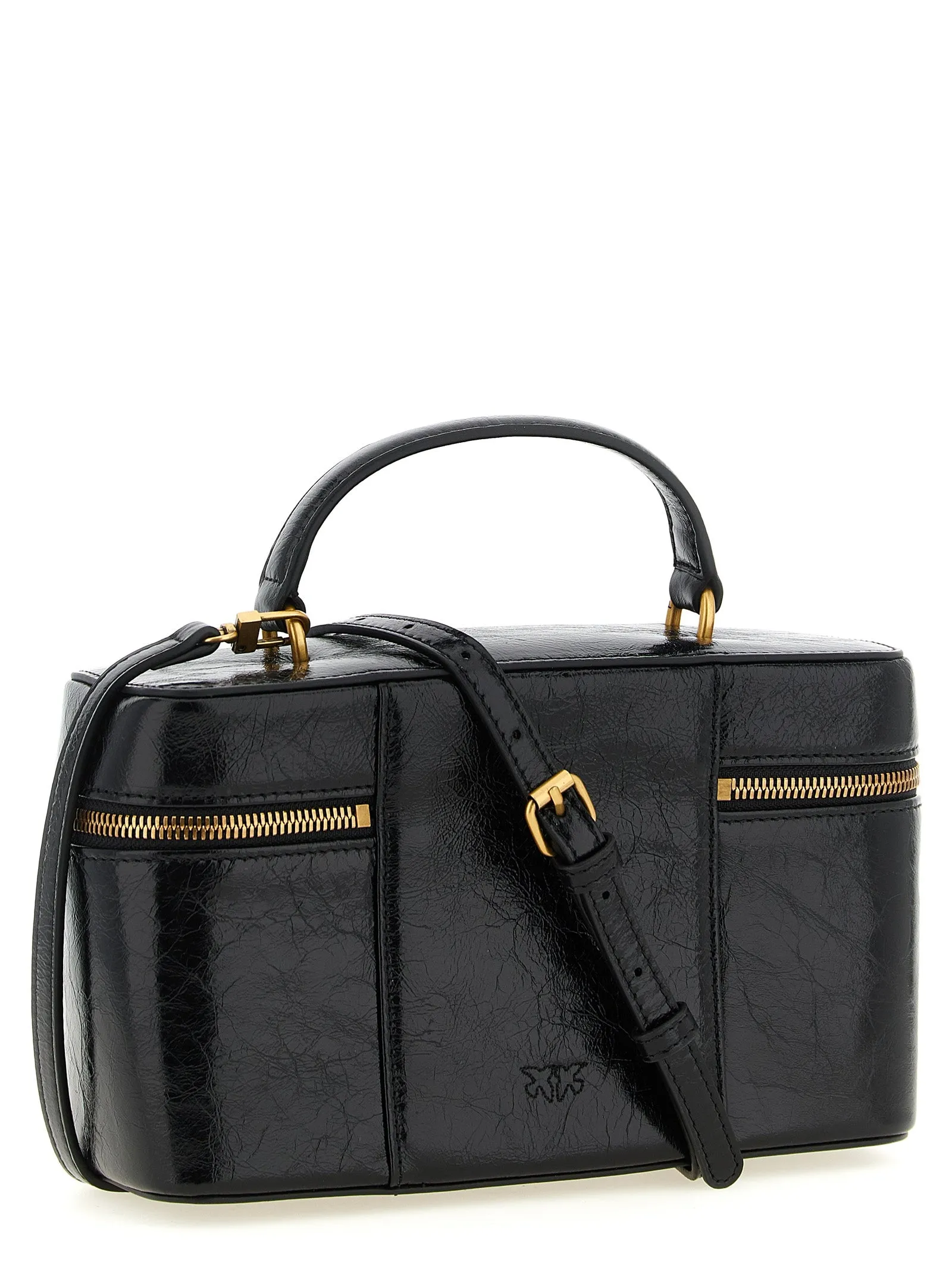 Crumpled Effect Leather Handbag Hand Bags Black sold by Wanan Luxury product image thumbnail 2