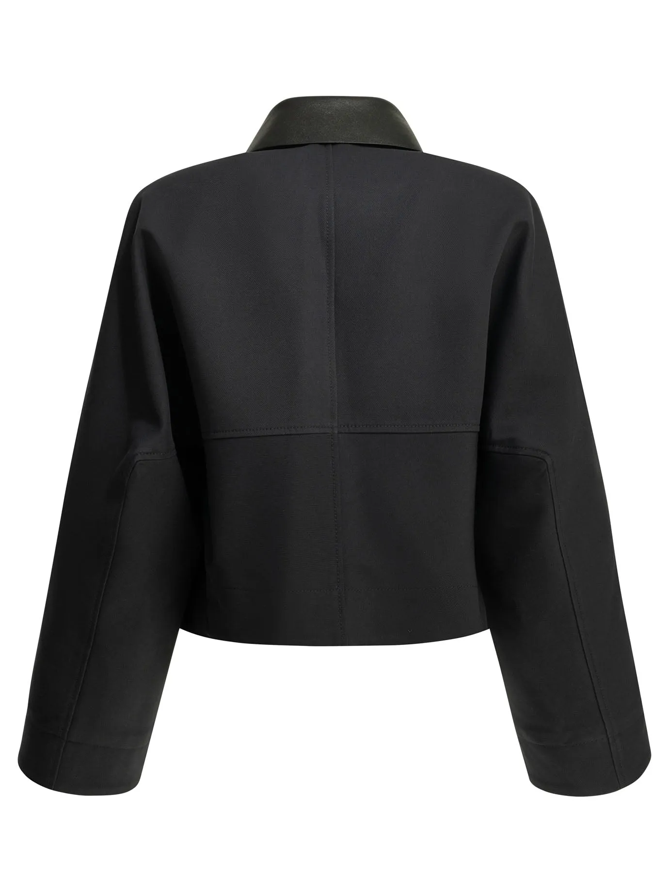 Lightweight Cropped Jacket Jackets And Coats Blue sold by Wanan Luxury product image thumbnail 2