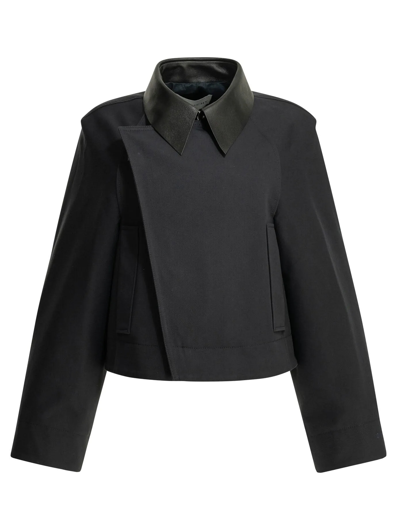 Lightweight Cropped Jacket Jackets And Coats Blue sold by Wanan Luxury
