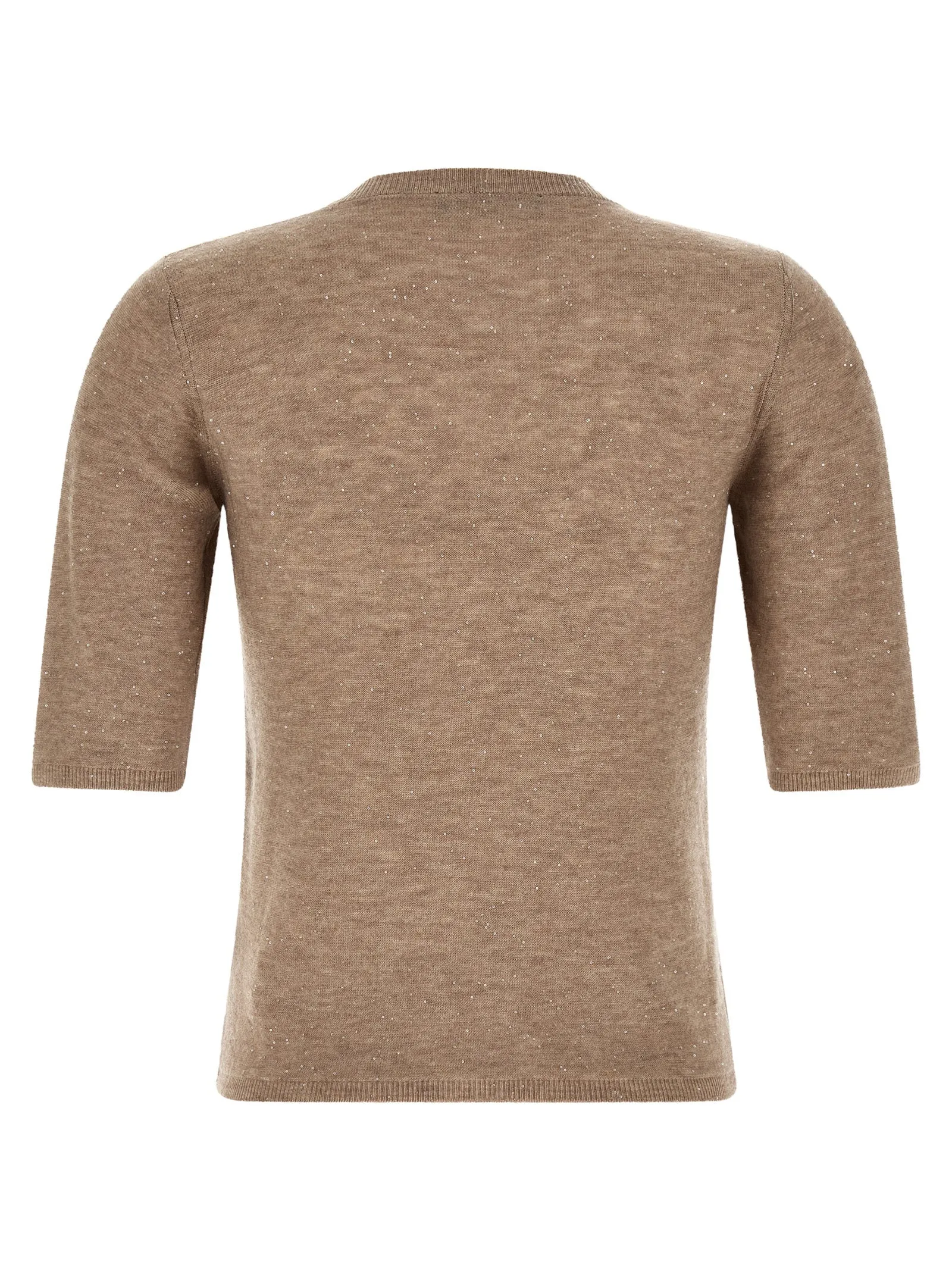 Micro Sequin T-Shirt Beige sold by Wanan Luxury product image thumbnail 2