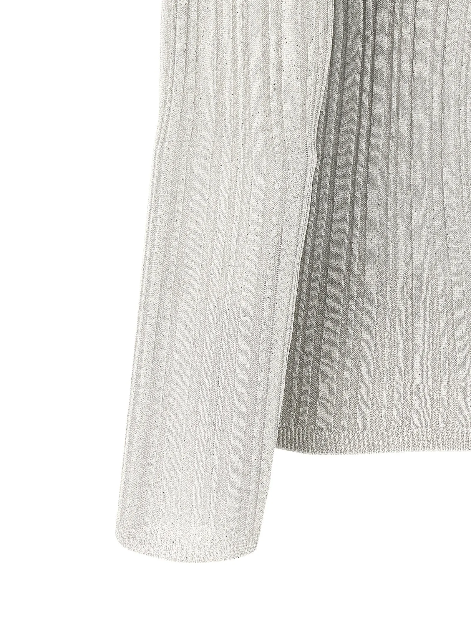 Lamé Thread Sweater Sweaters And Cardigans Gray sold by Wanan Luxury product image thumbnail 4