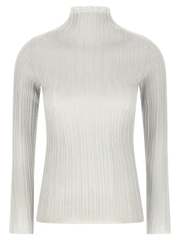 Lamé Thread Sweater Sweaters And Cardigans Gray made by Fabiana Filippi