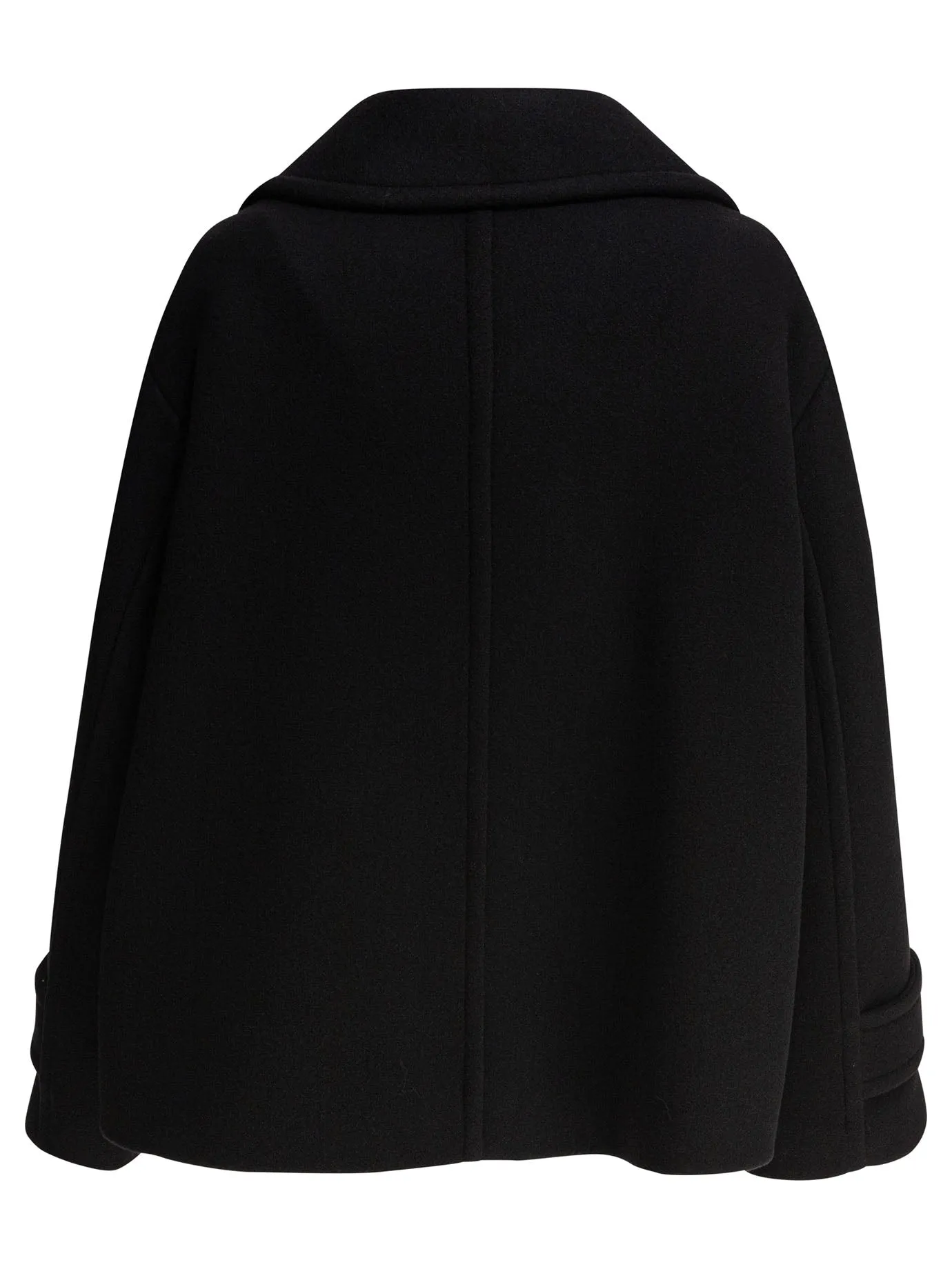 Short Wool Coat Jackets And Coats Black sold by Wanan Luxury product image thumbnail 2