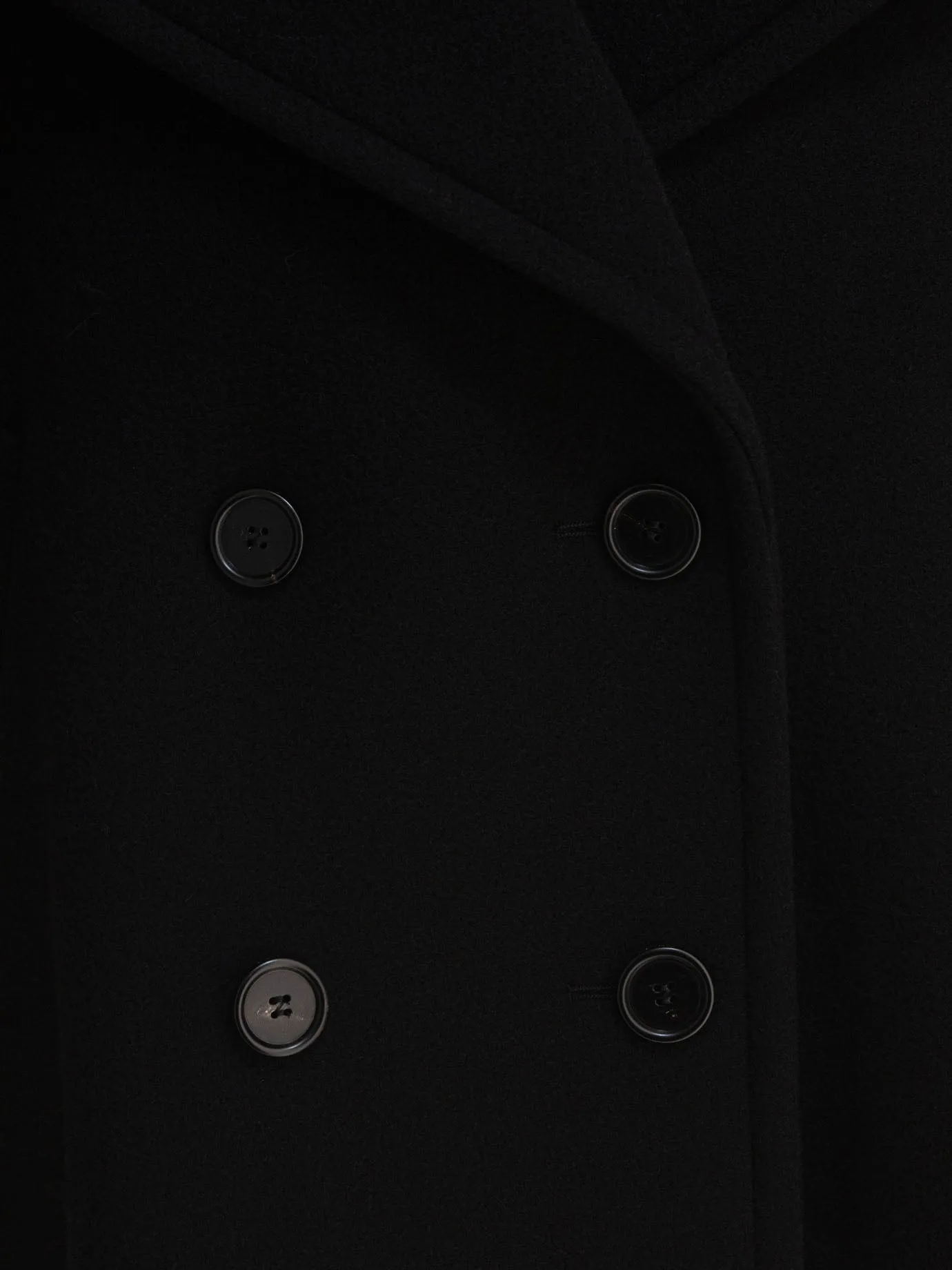 Short Wool Coat Jackets And Coats Black sold by Wanan Luxury product image thumbnail 4