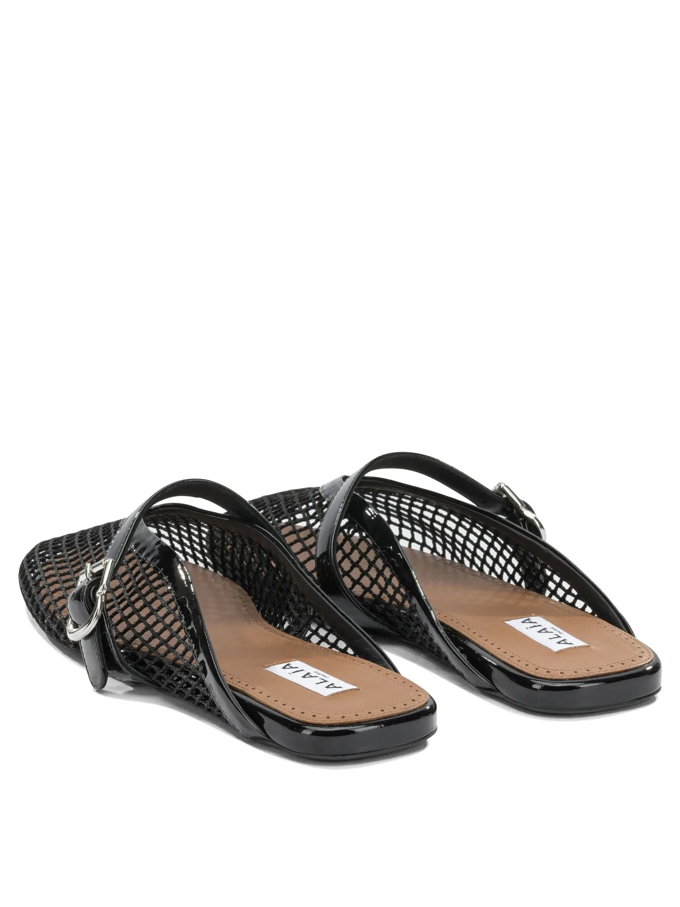 Mesh Mules Sandals Black sold by Wanan Luxury product image thumbnail 4