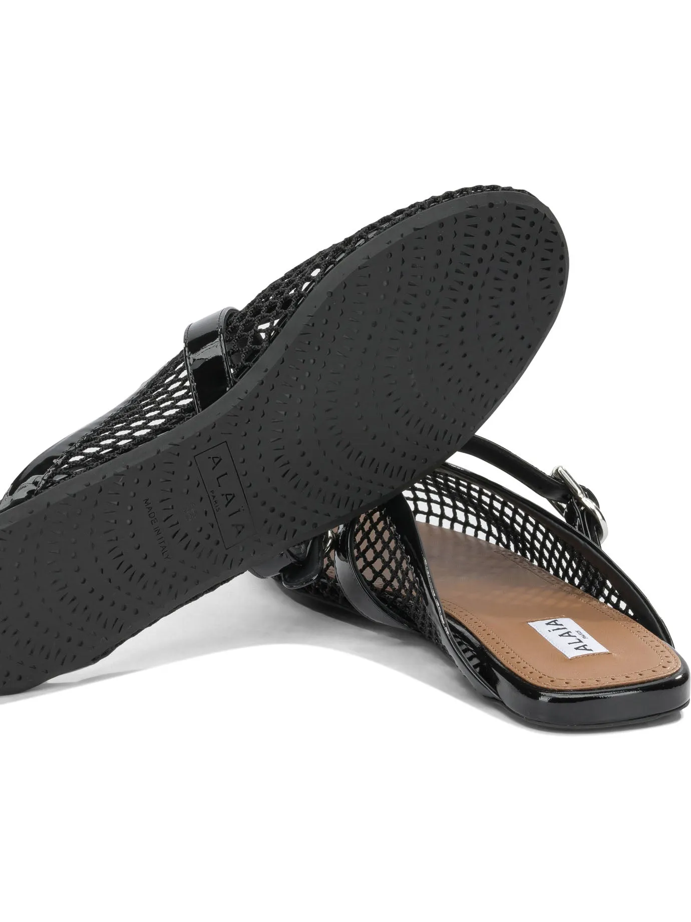 Mesh Mules Sandals Black sold by Wanan Luxury product image thumbnail 5
