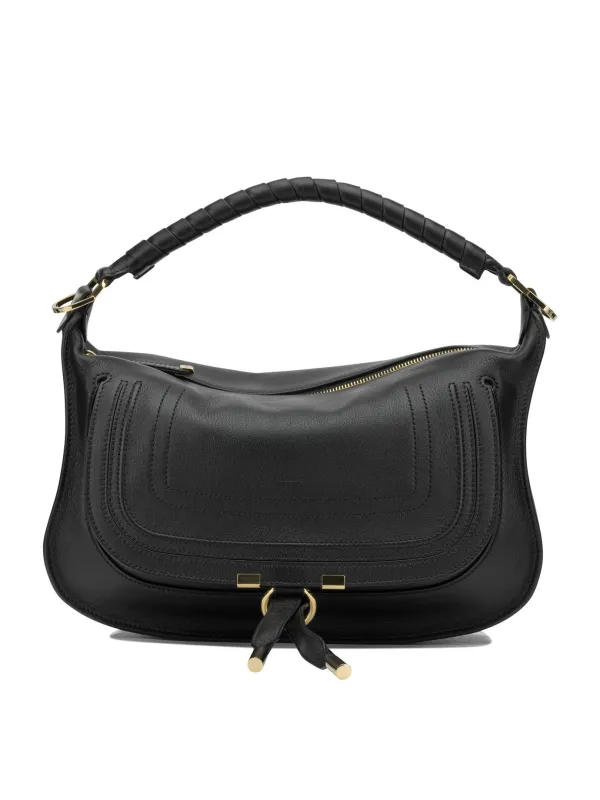 Marcie Shoulder Bags Black made by Chloe