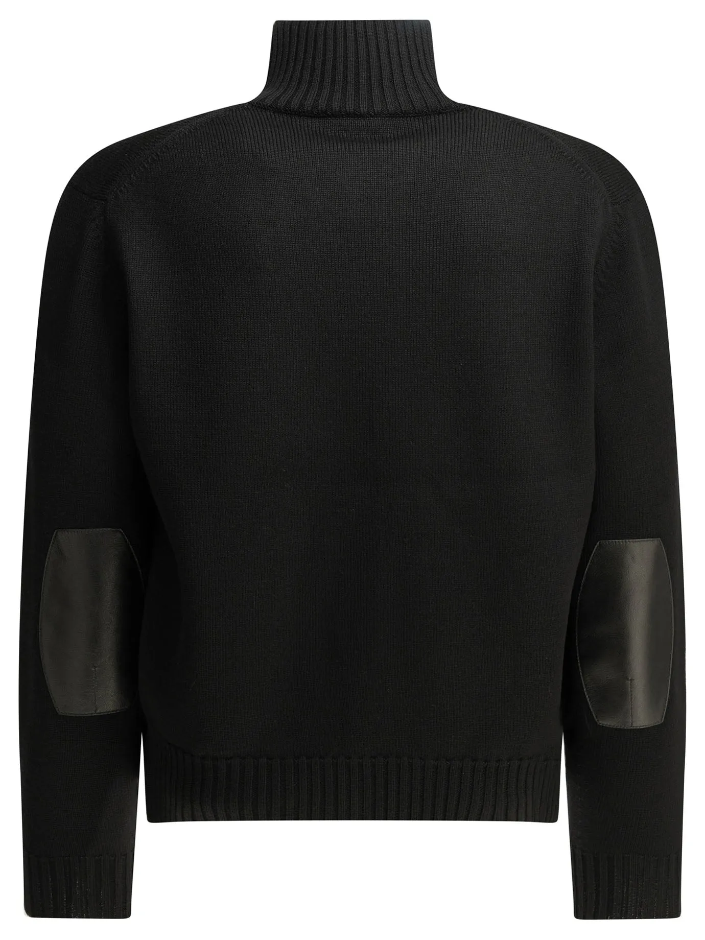 Wool Sweater With A Zipper Knitwear Black sold by Wanan Luxury product image thumbnail 2