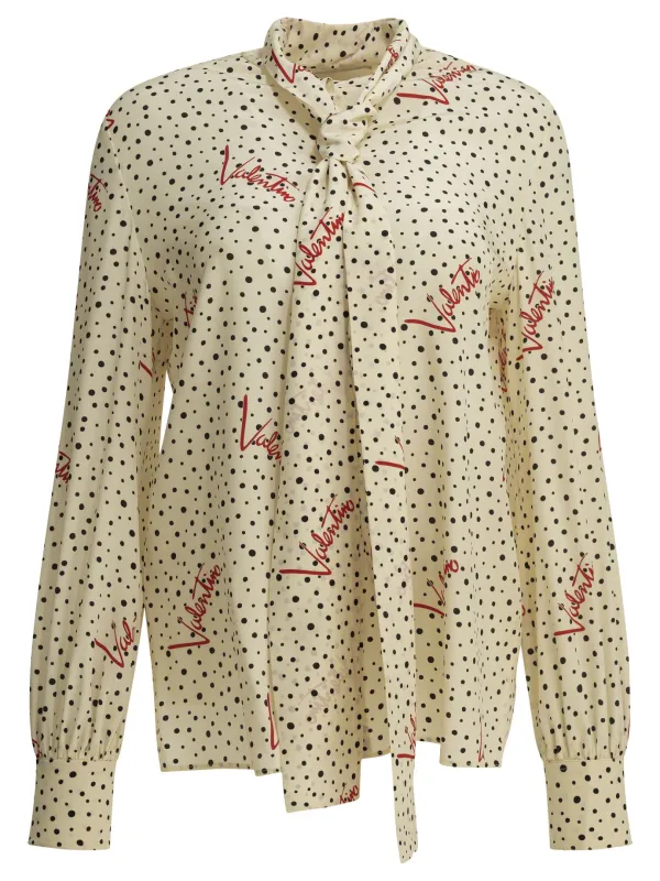 Plus De Pois Shirts White made by Valentino Garavani