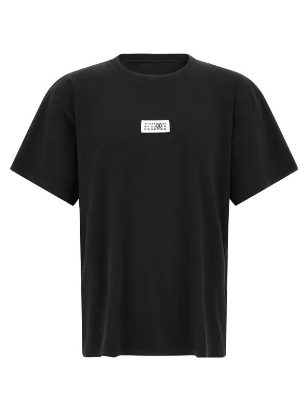 Logo Patch T-Shirt Black made by Maison Margiela