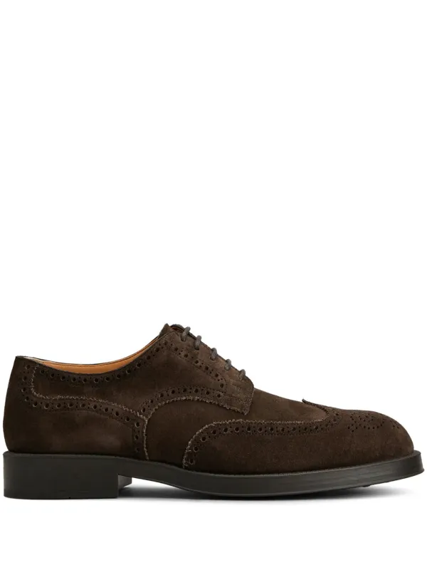 Suede Lace-Up Shoes made by Tod's