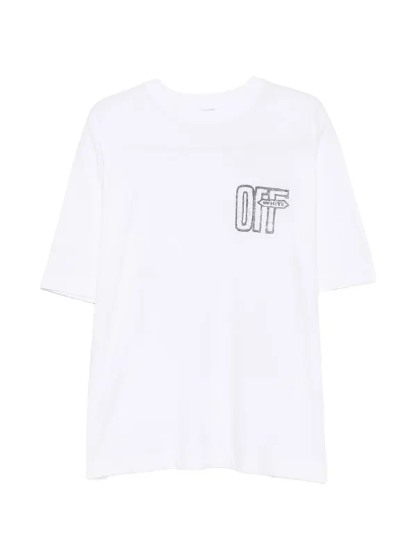 Motion Arrow Skate Cotton T-Shirt made by Off-White