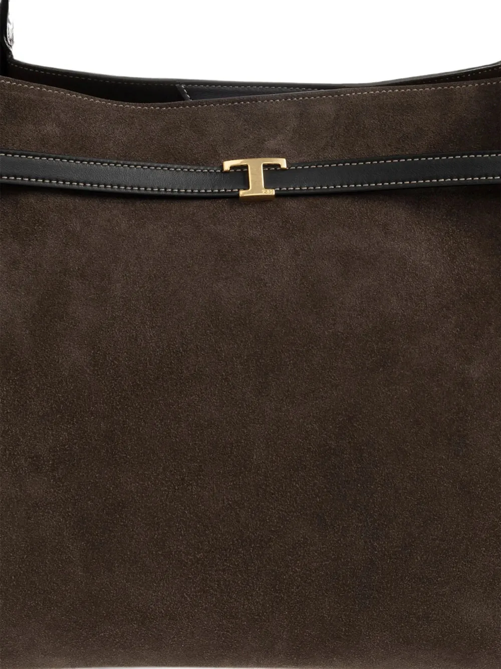 Medium T Signature Suede Shopping Bag sold by Wanan Luxury product image thumbnail 3