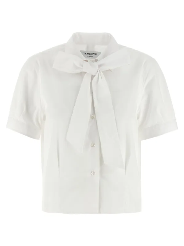 Sash Shirt Shirt And Blouse White made by Thom Browne