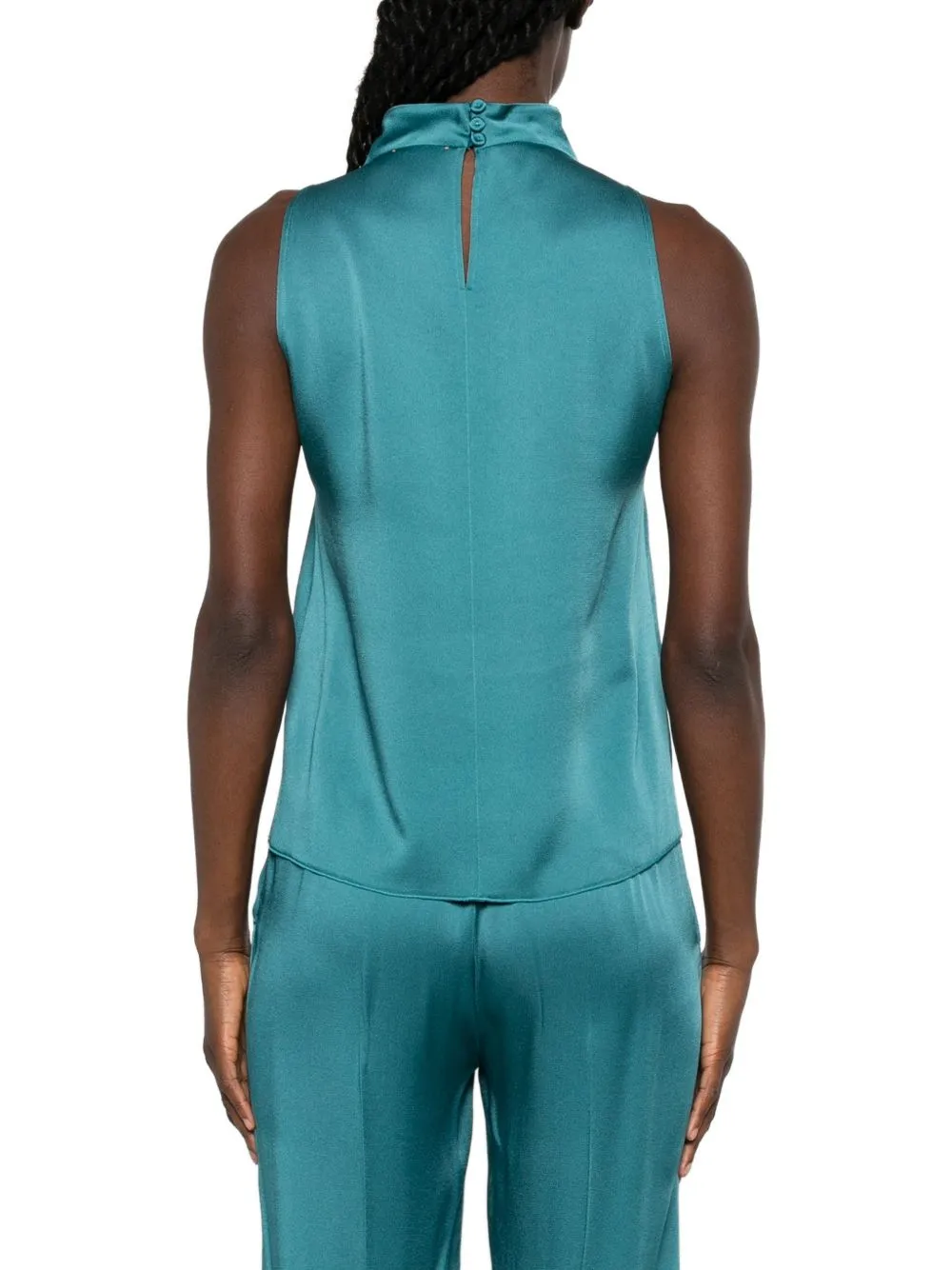 Satin Turtle-Neck Top sold by Wanan Luxury product image thumbnail 3