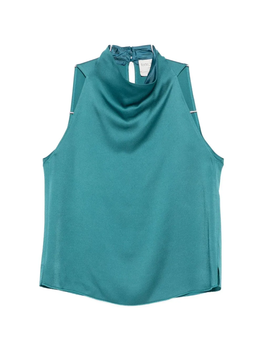 Satin Turtle-Neck Top sold by Wanan Luxury
