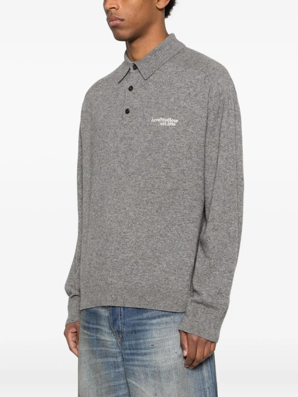 Logo Wool Polo Shirt sold by Wanan Luxury product image thumbnail 2