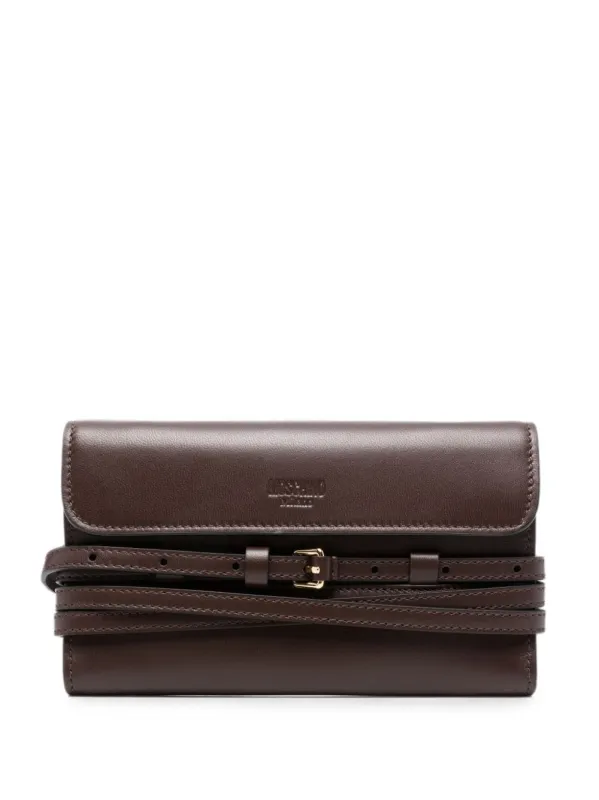 Tie Me Leather Wallet made by Moschino
