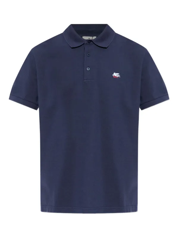 Logo Cotton Polo Shirt made by Etro