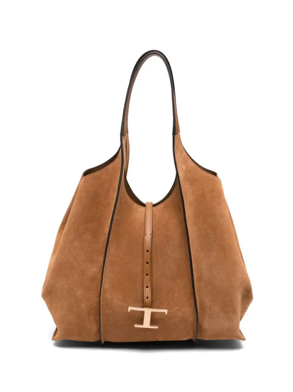 T Timeless Medium Leather Tote Bag made by Tod's