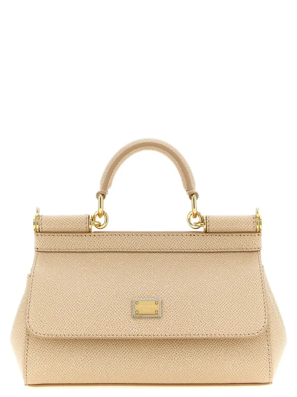 Sicily Hand Bags Pink made by Dolce & Gabanna