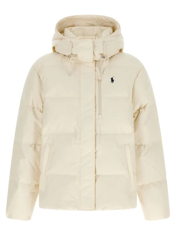 Carly Puffer Jackets White made by Polo by Ralph Lauren