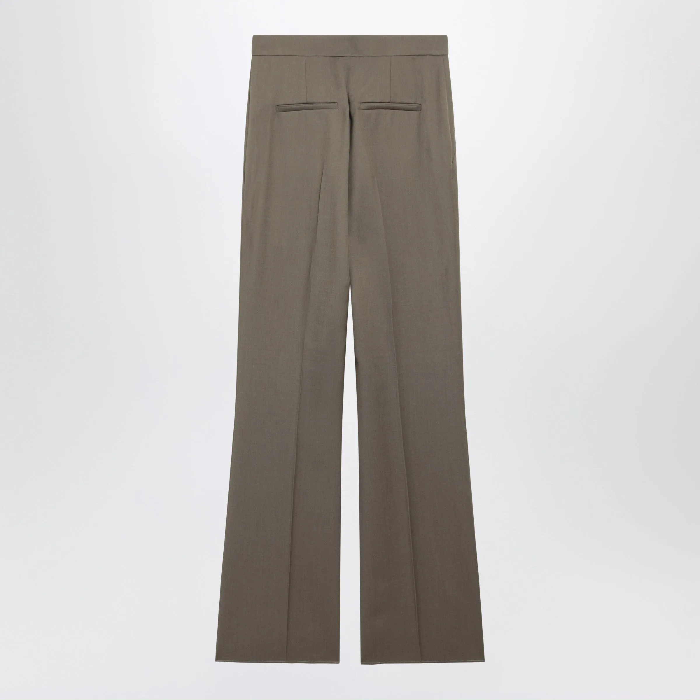 Camel Wool Gabardine Trousers sold by Wanan Luxury product image thumbnail 2