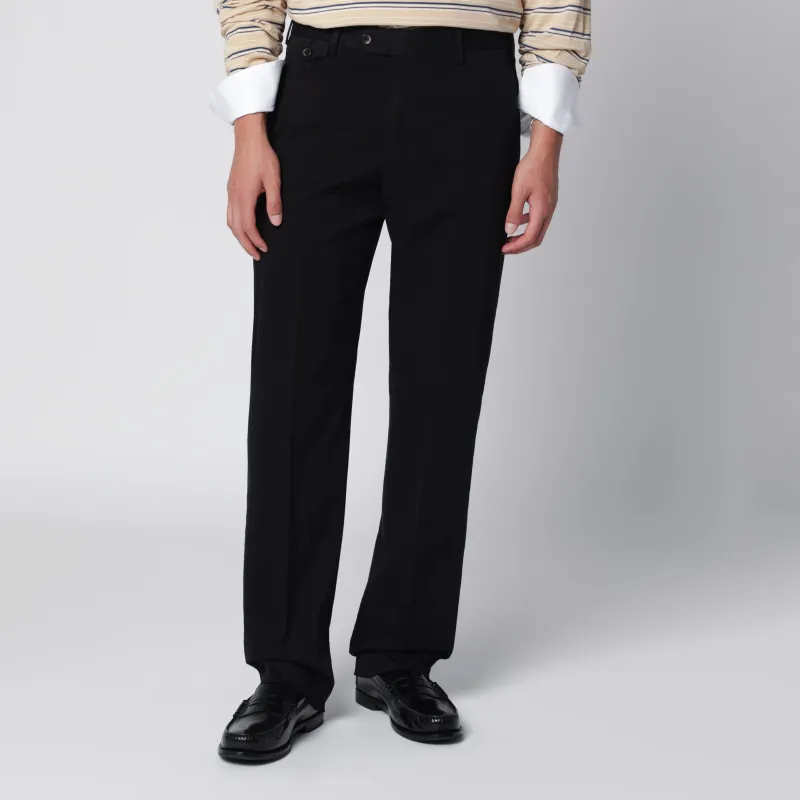 Black Cotton Trousers made by PT TORINO
