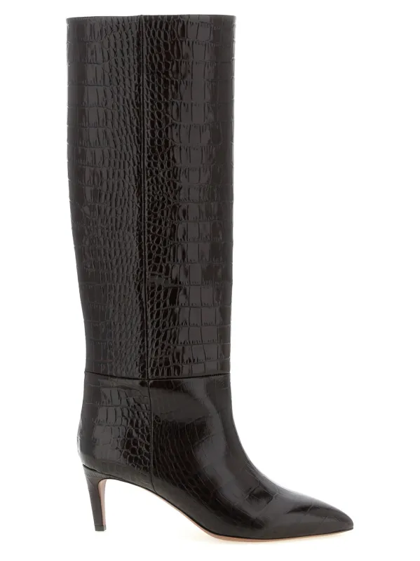 Stiletto Boots And Ankle Boots Brown made by Paris Texas